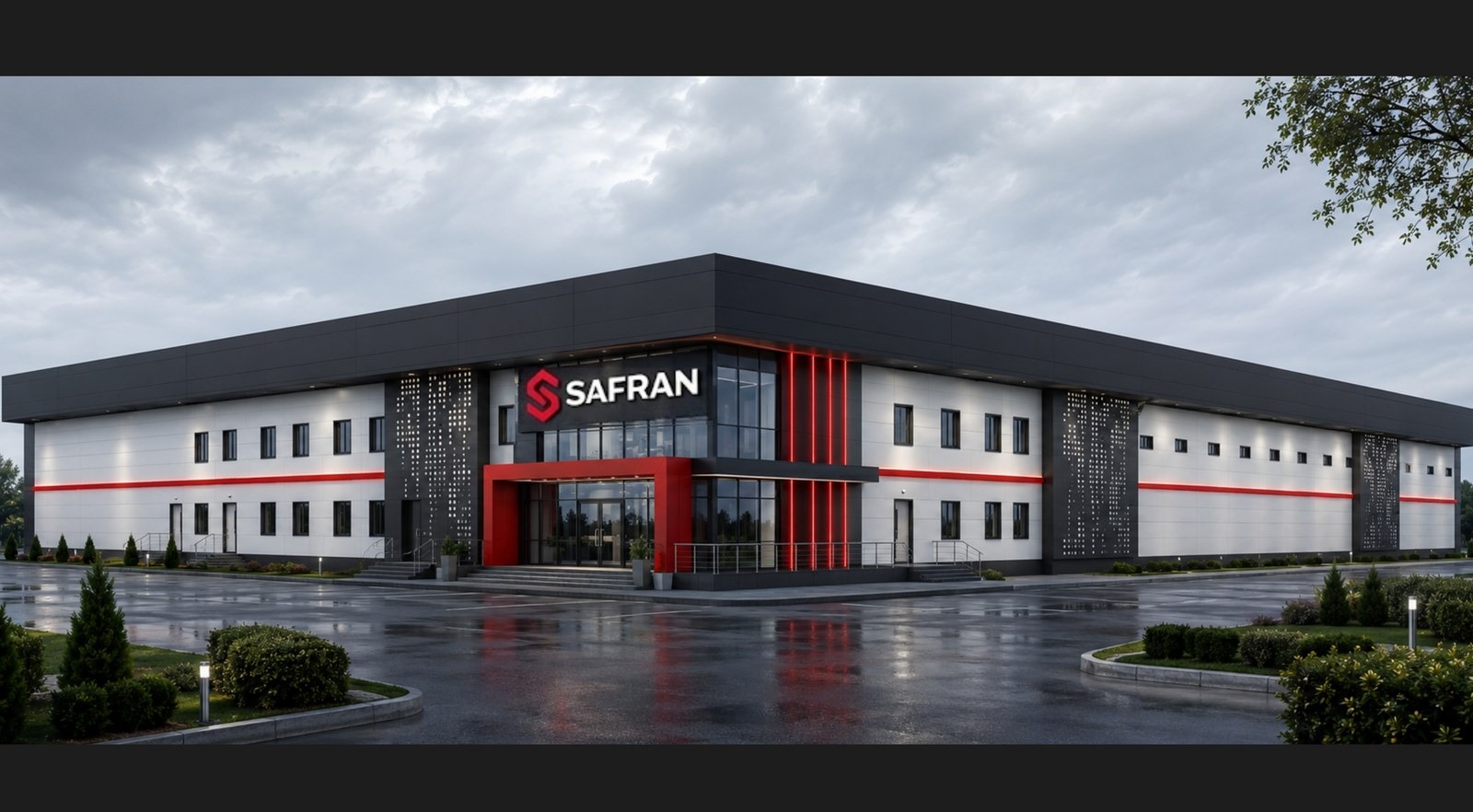Safran — фасад производства